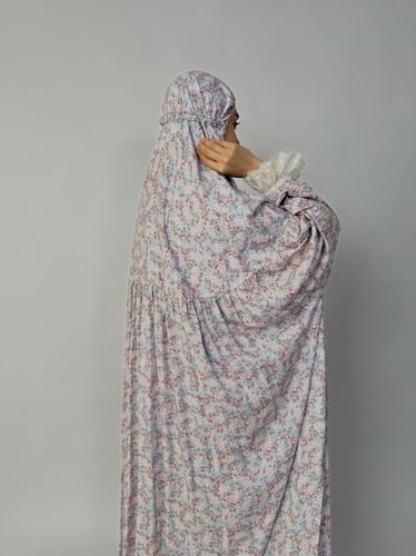جلال صلاة 1 قطعة كم دانتيل | Prayer Dress 1 Part L...