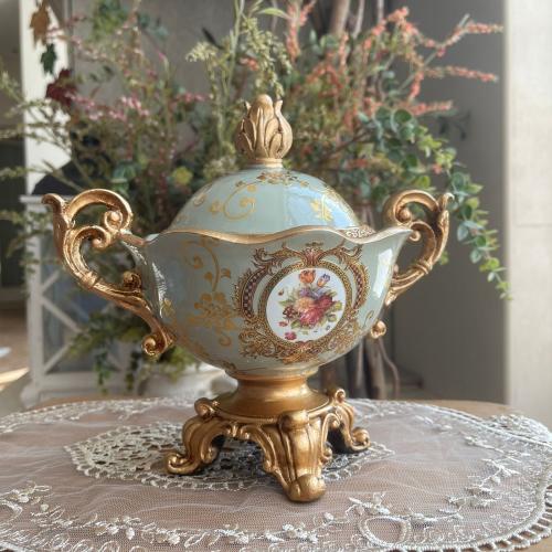 حافظة دائريه رويال متعددة الاستخدام بالغطاء لون اخ...