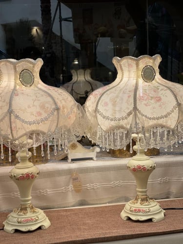 عرض أباجورة مكون من قطعتين | Two pieces Table Lamp...