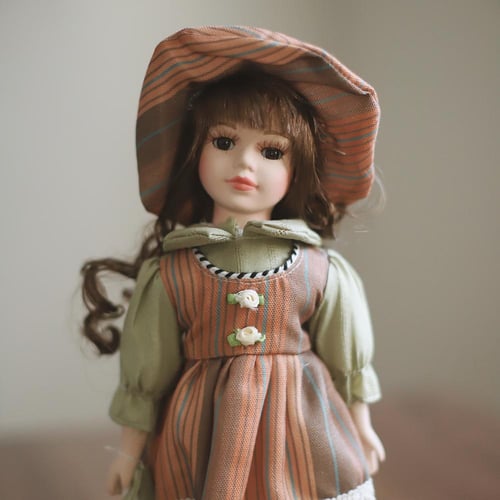 عروسة سيراميك |Ceramic Doll Size:-30 cm