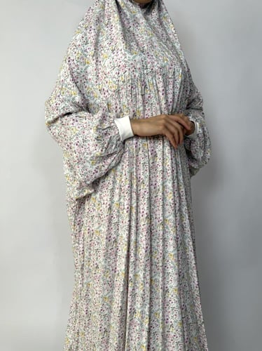 جلال صلاة 1 قطعة كم مطاط | Prayer Dress 1 Part Rub...