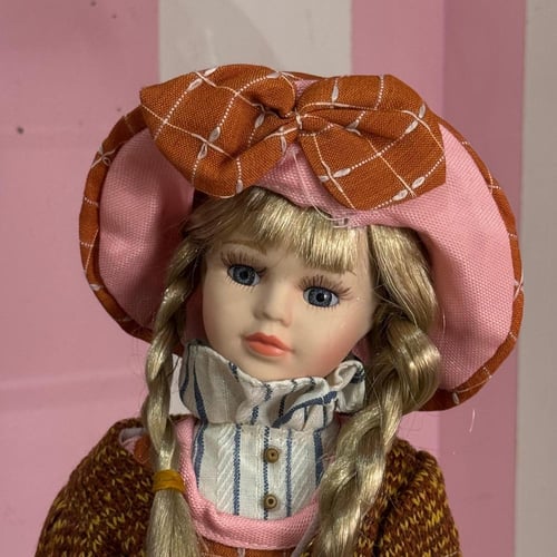 عروسة سيراميك |Ceramic Doll Size:-30 cm