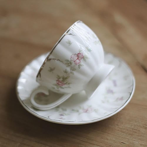 طقم اكواب قهوة 2 اكواب و 2 صحون | Tea set consisti...