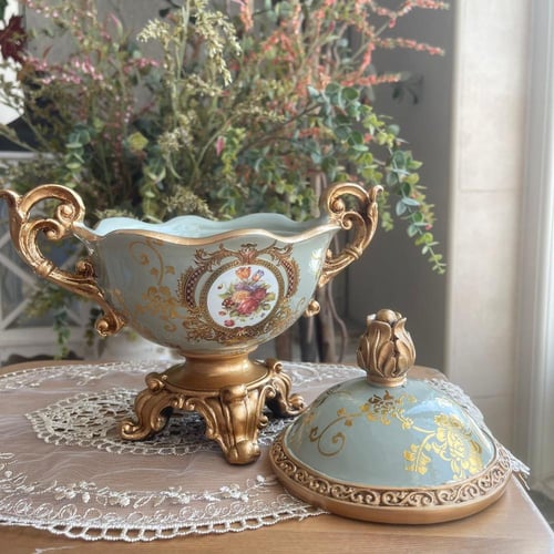 حافظة دائريه رويال متعددة الاستخدام بالغطاء لون اخ...