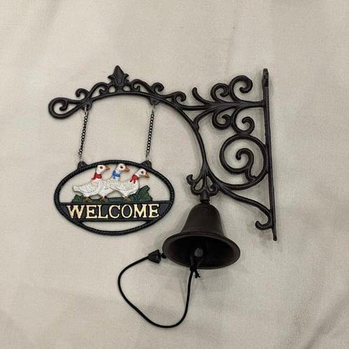 جرس زاوية معدنية | Iron Decoration Bell