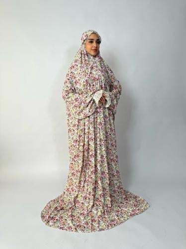 جلال صلاة 1 قطعة كم دانتيل | Prayer Dress 1 Part L...