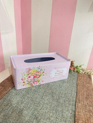 علبة مناديل معدنية |Tin Tissue Box Size:-25x13x9 c...