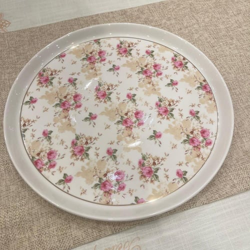 صينية تقديم دائريه | Round serving tray