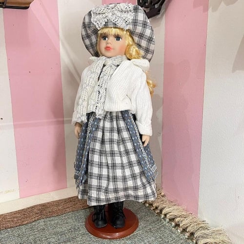عروسه سيراميك | Ceramic Doll Size:-40 cm