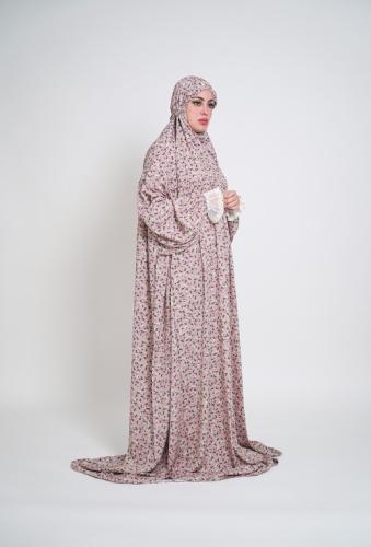 جلال صلاة برونزي مشجر 1 قطعة كم مطاط | Prayer Dres...