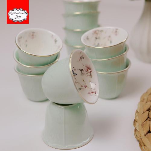 طقم 12 فنجال قهوة عربية | Arabic Coffee Cup Set