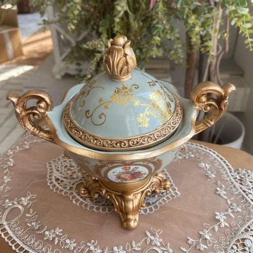 حافظة دائريه رويال متعددة الاستخدام بالغطاء لون اخ...