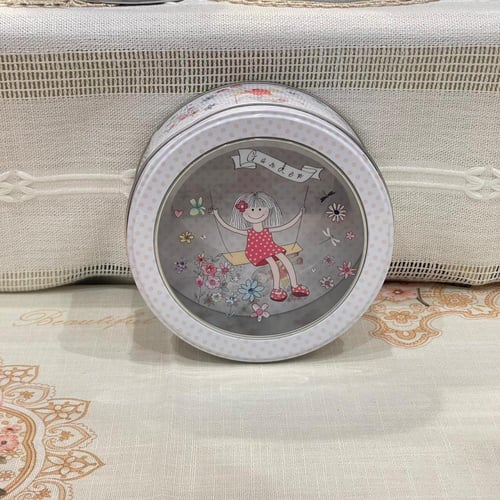 علبه معدنية بغطاء بلاستيك شفاف متعددة الاستخدام |...