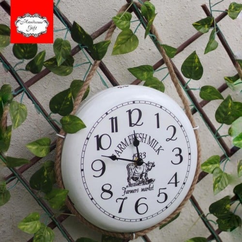 ساعة جدارية معدنية |Metal wall clock