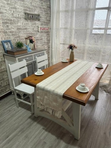 رنر طاولة قطني| Table Runner 35*220 cm