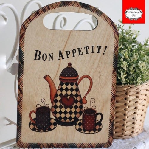 لوحة جدارية خشبية المقاس 20*30 سم | Wood Decoratio...