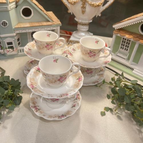 طقم قهوة تركي مورد |Turkish Coffee Set Floral 130...