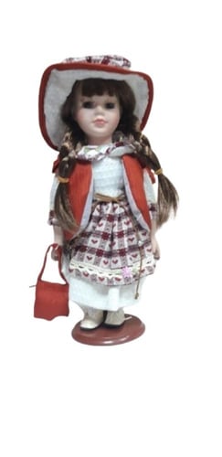 عروسه سيراميك |Ceramic Doll Size:-30 cm