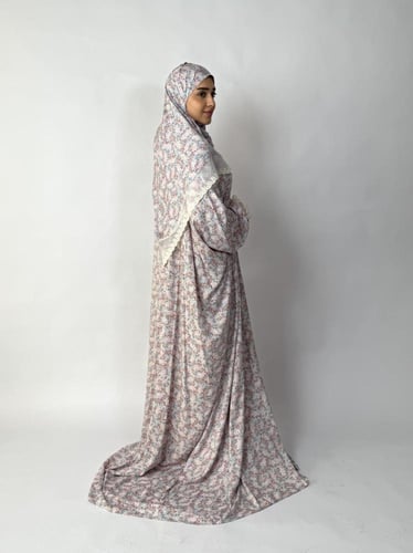 جلال صلاة 2 قطعة كم دانتيل | Prayer Dress 2 Part L...