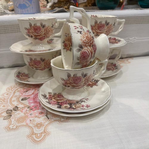 طقم اكواب شاي سعة الكوب 220 مل | Tea cup set, cup...