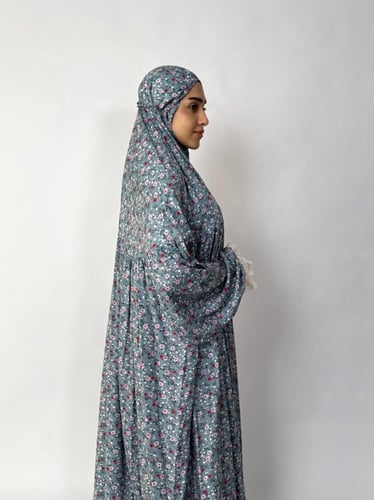 جلال صلاة 1 قطعة كم دانتيل | Prayer Dress 1 Part L...