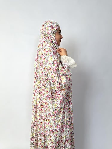 جلال صلاة 1 قطعة كم دانتيل | Prayer Dress 1 Part L...