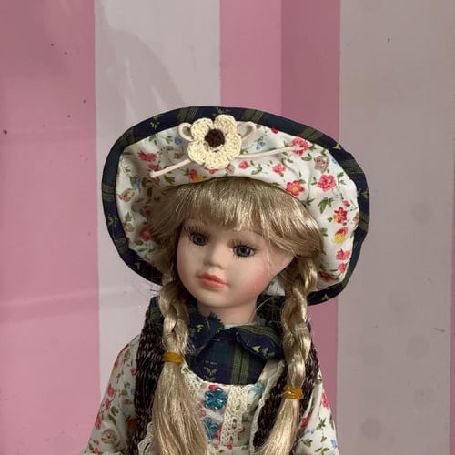 عروسة سيراميك |Ceramic Doll Size:-30 cm