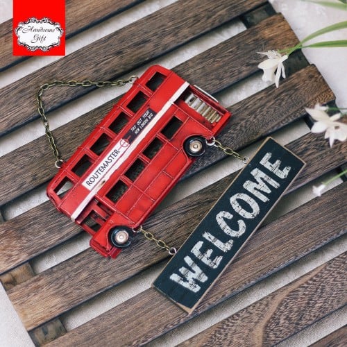 تعليقة جدارية باص لندن مقاس 16*2*16 سم | London bu...