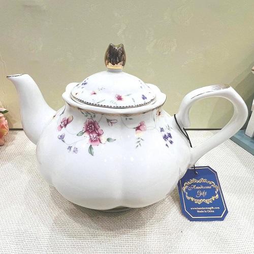 Ceramic Tea Pot 1200 ml | ابريق شاي سيراميك 1200 م...