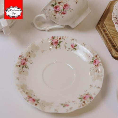 طقم شاي 6 اكواب و 6 صحون | Tea set consisting of 6...