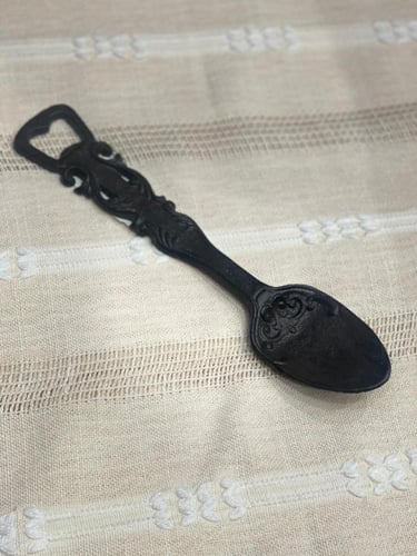 مفك قارورة ملعقة معدنية | Iron Spoon Bottle Opener