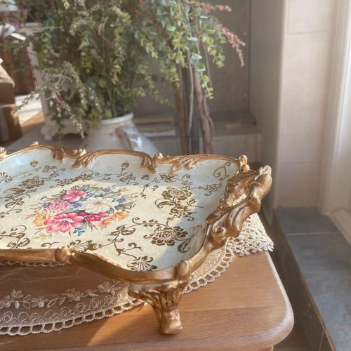 صينية تقديم رويال لون عاجي فكتوري | Resin Plate Iv...