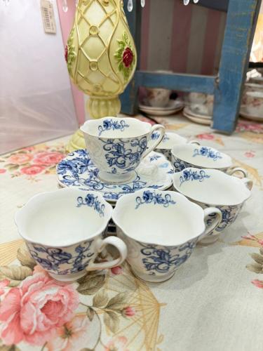 طقم قهوة تركي مورد |Turkish Coffee Set Floral 130...