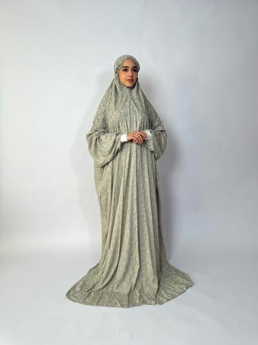 جلال صلاة 1 قطعة كم مطاط | Prayer Dress 1 Part Rub...