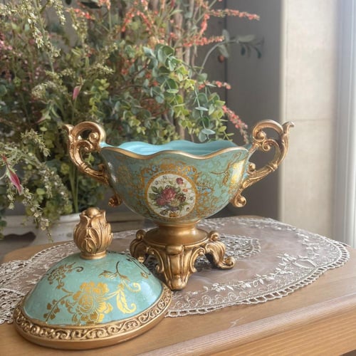 حافظة دائريه رويال متعددة الاستخدام بالغطاء لون اخ...