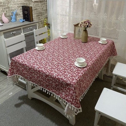 مفرش طاولة قطني مقاس180*135 | Cotton table Cloth