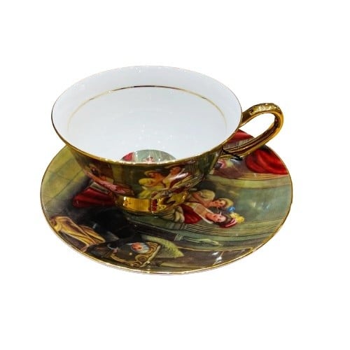 كوب شاي وصحن 220 مل |Tea Cup & Saucer 220 ml
