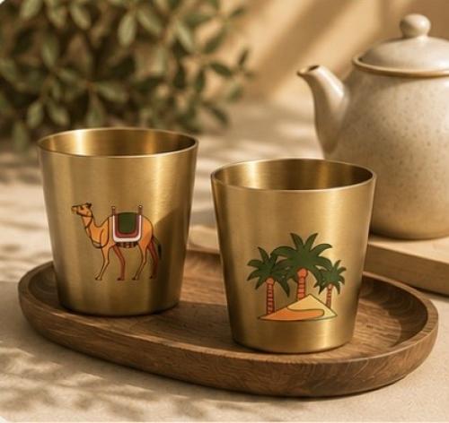 Glass matcha cup