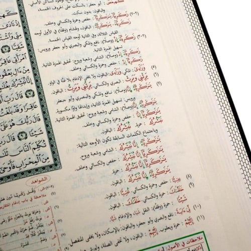 مصحف القراءات العشر من طريق الشاطبيه و الدره 20×28...