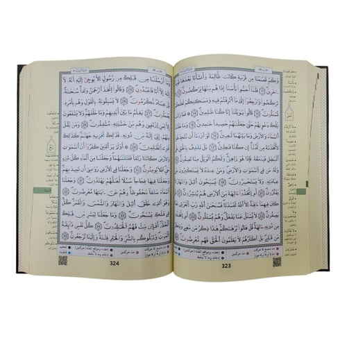 مصحف تجويد مع تفسير علي الهامش بروايه ورش عن نافع...