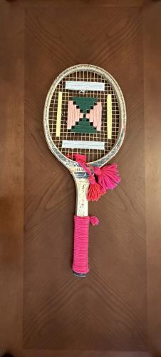 Vintage Tennis Racket - Crafted
