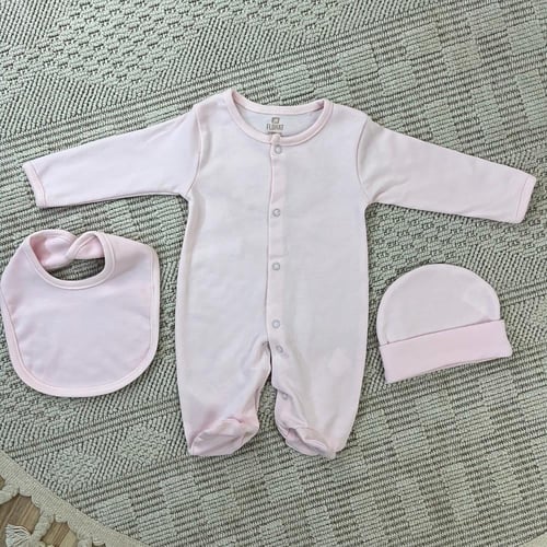 طقم افرول 4 قطع - وردي