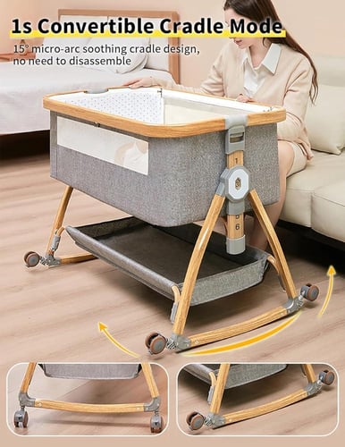 سرير هزاز نكست تو مي الجديد كلياً مع طاولة غيار