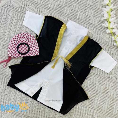 بكج العيد - ثوب بربتوز- بشت -طاقية على شكل شماغ وع...