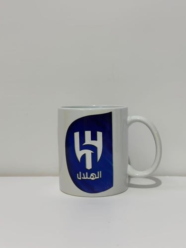 كوب بشعار نادي الهلال