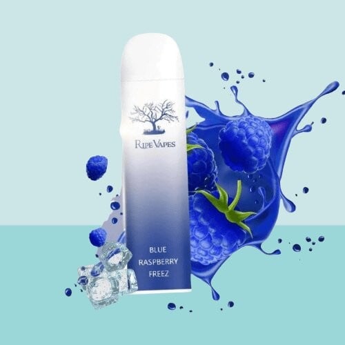 سحبة ريب فبيس بلو رازبيري ايس 3000 نفخة - ripe vapes BLUE RASPBERRY freez 3000puffs