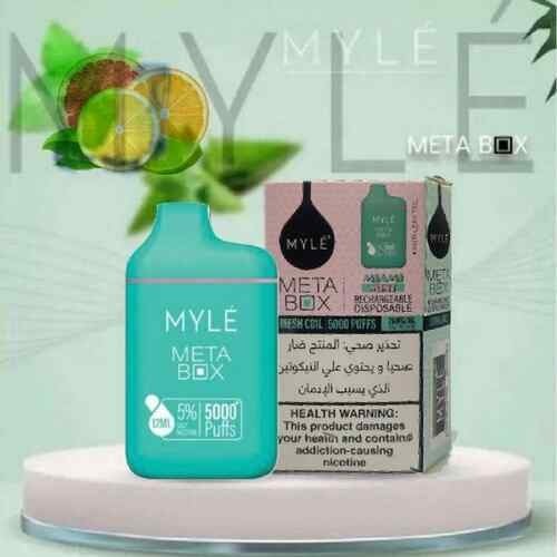 مايلي ميتا بوكس نعناع ميامي 5000 نفخة MYLE META BO...