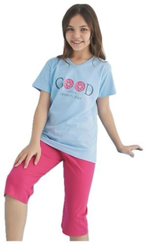 بجامة برمودا بناتي 5-12 سنة