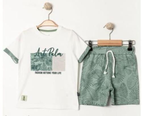 طقم ولادي شورت 3-6 سنوات