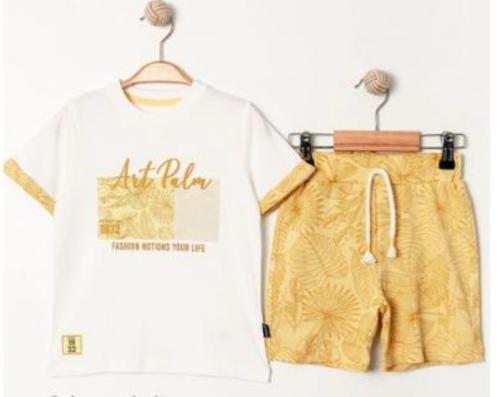 طقم ولادي شورت 3-6 سنوات